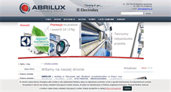 Desktop Screenshot of abrilux.pl